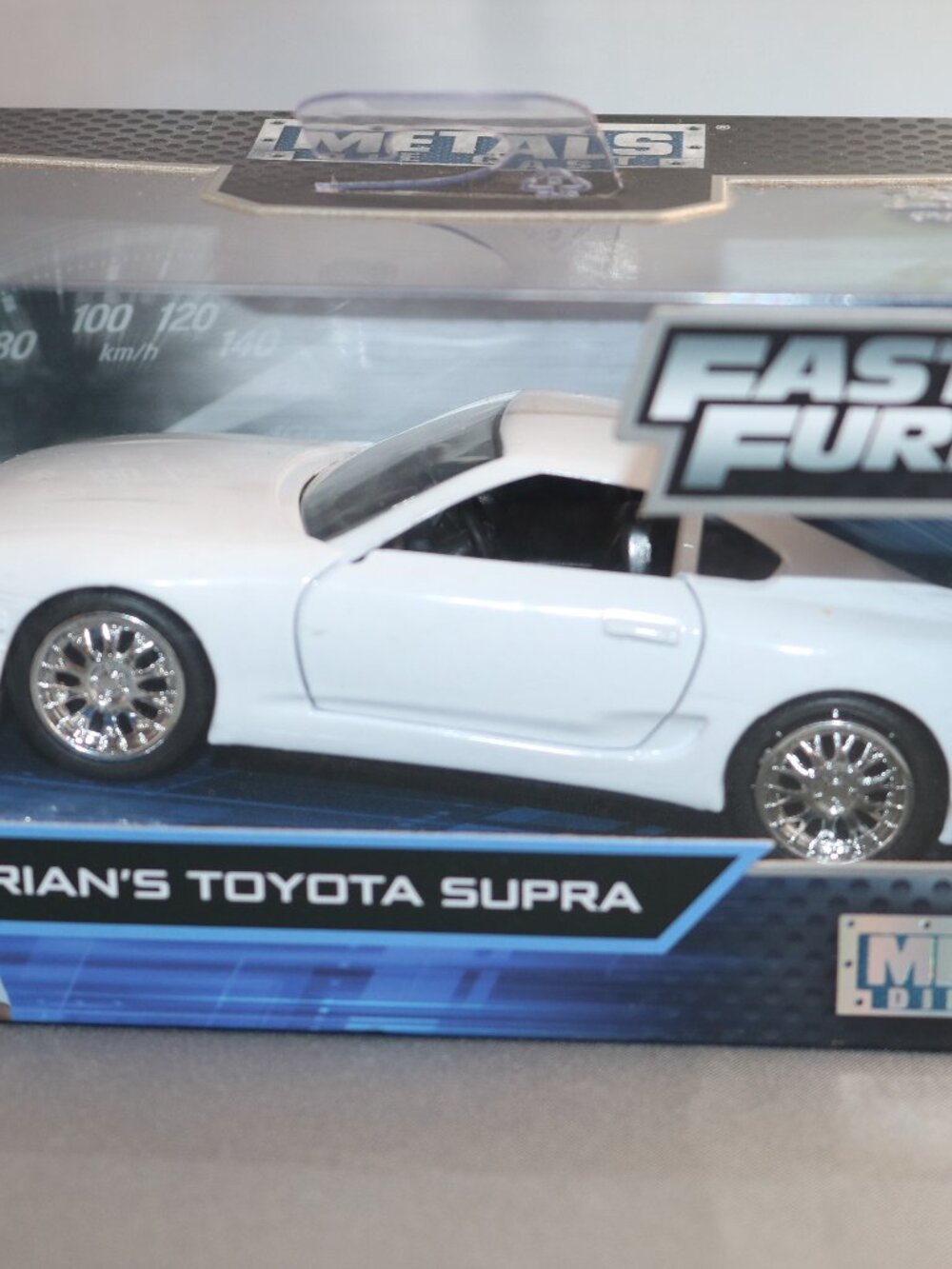 Jada Toys Metal Die Cast Brians Toyota Supra 1:32 NIB Fast & Furious